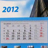 Projekt i realizacja kalendarzy trójdzielnych 2011-2012